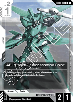 AEU Enact Demonstration Color (GD03-081) (V.1 - Common)