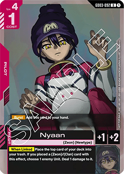 Nyaan (GD03-092) (V.1 - Uncommon) Immagine principale del prodotto