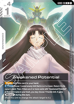 Awakened Potential (GD03-118) (V.1 - Rare)