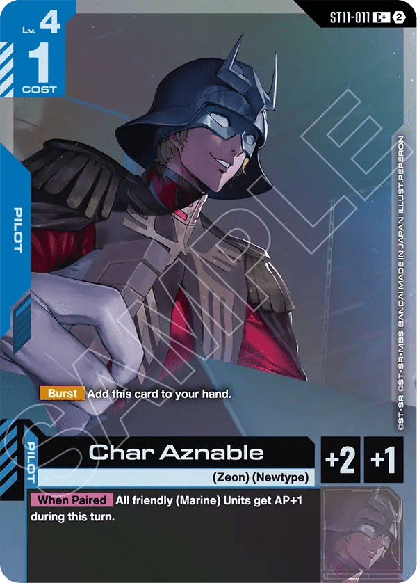 Char Aznable (ST11-011) (V.2 - Common +)