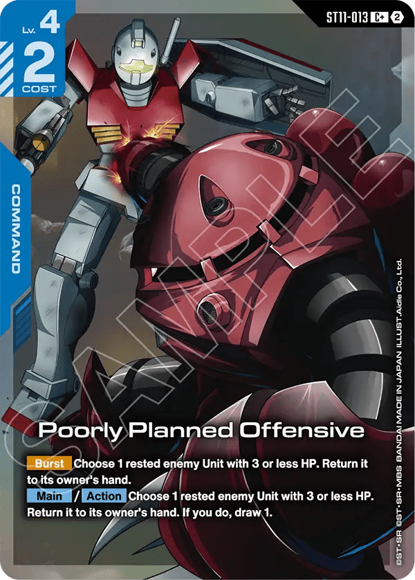 Poorly Planned Offensive (ST11-013) (V.2 - Common +)