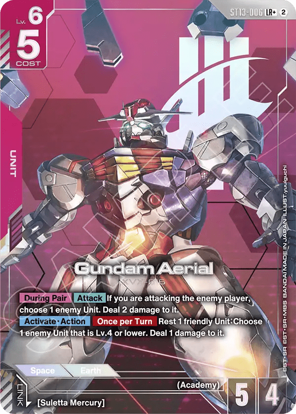 Gundam Aerial (ST13-006) (V.2 - Legendary Rare +)