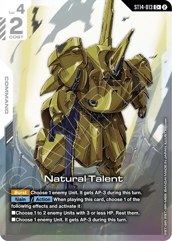 Natural Talent (ST14-013) (V.2 - Common +)