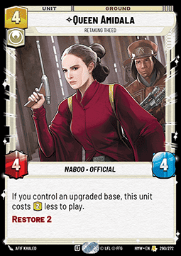 Queen Amidala, Retaking Theed