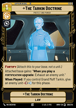 The Tarkin Doctrine, Protect and Punish