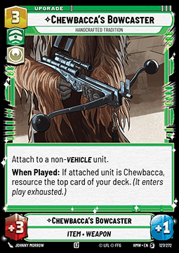 Chewbacca's Bowcaster, Handcrafted Tradition