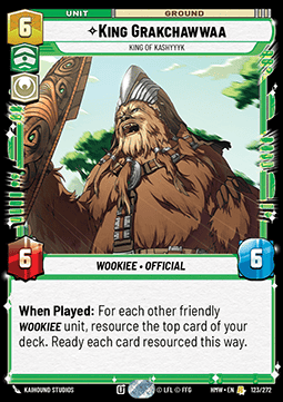 King Grakchawwaa, King of Kashyyyk Immagine principale del prodotto