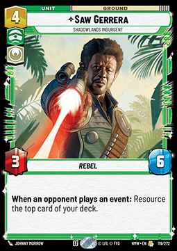 Saw Gerrera, Shadowlands Insurgent