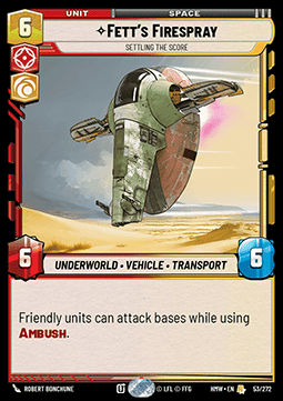 Fett's Firespray, Settling the Score Immagine principale del prodotto