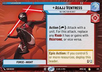 Asajj Ventress, No Time For Regret (V.1) Immagine principale del prodotto