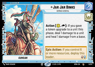 Jar Jar Binks, Bombad General