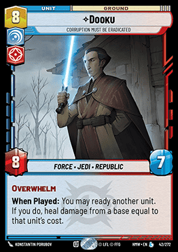 Dooku, Corruption Must Be Eradicated