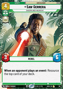 Saw Gerrera, Shadowlands Insurgent (V.1)