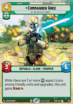 Commander Gree, Of the 41st Elite Corps (V.1)