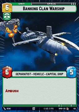 Banking Clan Warship (V.1)