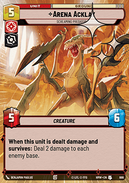 Arena Acklay, Screaming Predator (V.2)