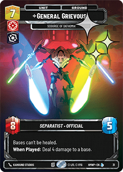General Grievous, Scourge of Dathomir (V.2) Immagine principale del prodotto