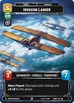 Invasion Lander (V.1) Immagine principale del prodotto