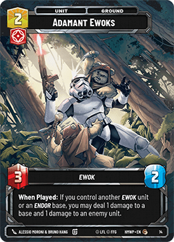 Adamant Ewoks (V.1)