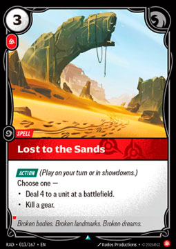 Lost to the Sands