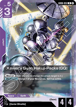 Xavier's Gyan Hakuji-Packs (GQ) (GD06-053)