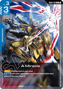 A Miracle (GD06-102) Immagine principale del prodotto