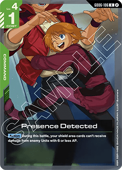 Presence Detected (GD06-106) Immagine principale del prodotto