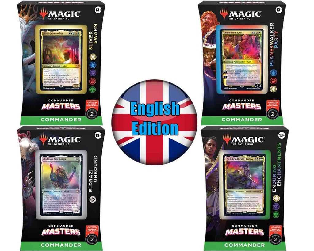 Magic The Gathering - Commander Masters Decks Display (4) - English
