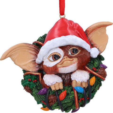 Gremlins Gizmo In Wreath Hanging Ornament