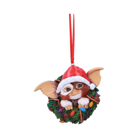 Gremlins Gizmo In Wreath Hanging Ornament