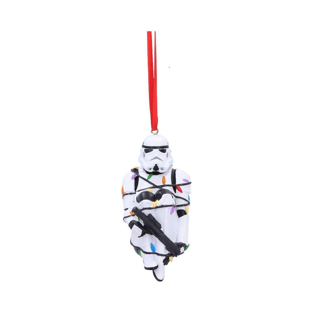 Stormtrooper In Fairy Lights Decorative Hanging Ornament