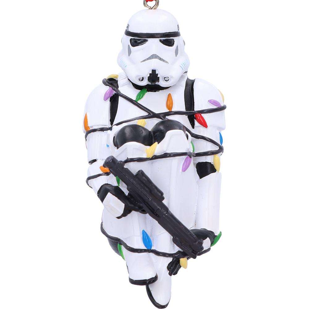 Stormtrooper In Fairy Lights Decorative Hanging Ornament