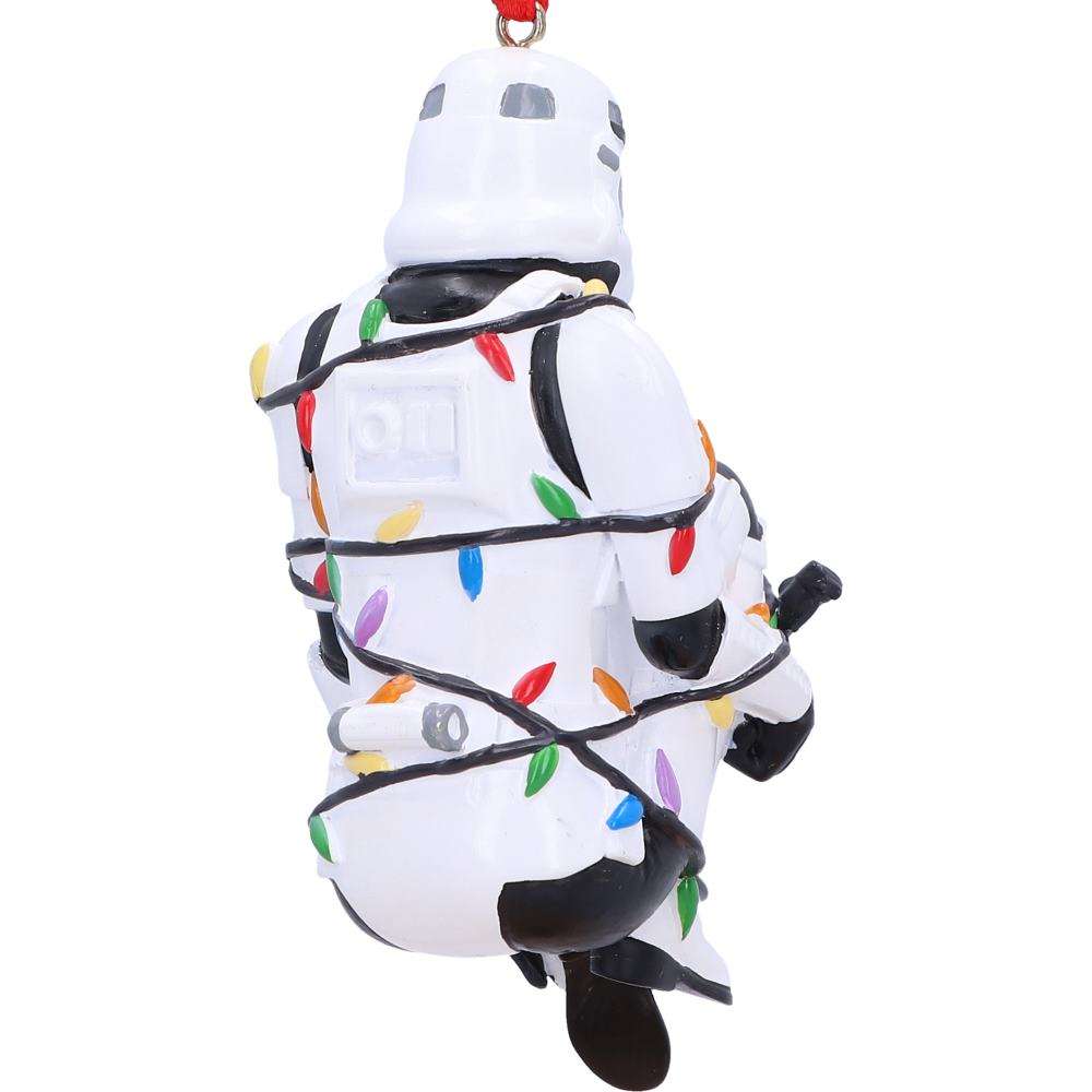 Stormtrooper In Fairy Lights Decorative Hanging Ornament