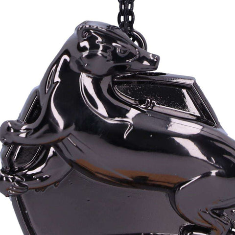 Harry Potter Hufflepuff Crest Silver Hanging Ornament