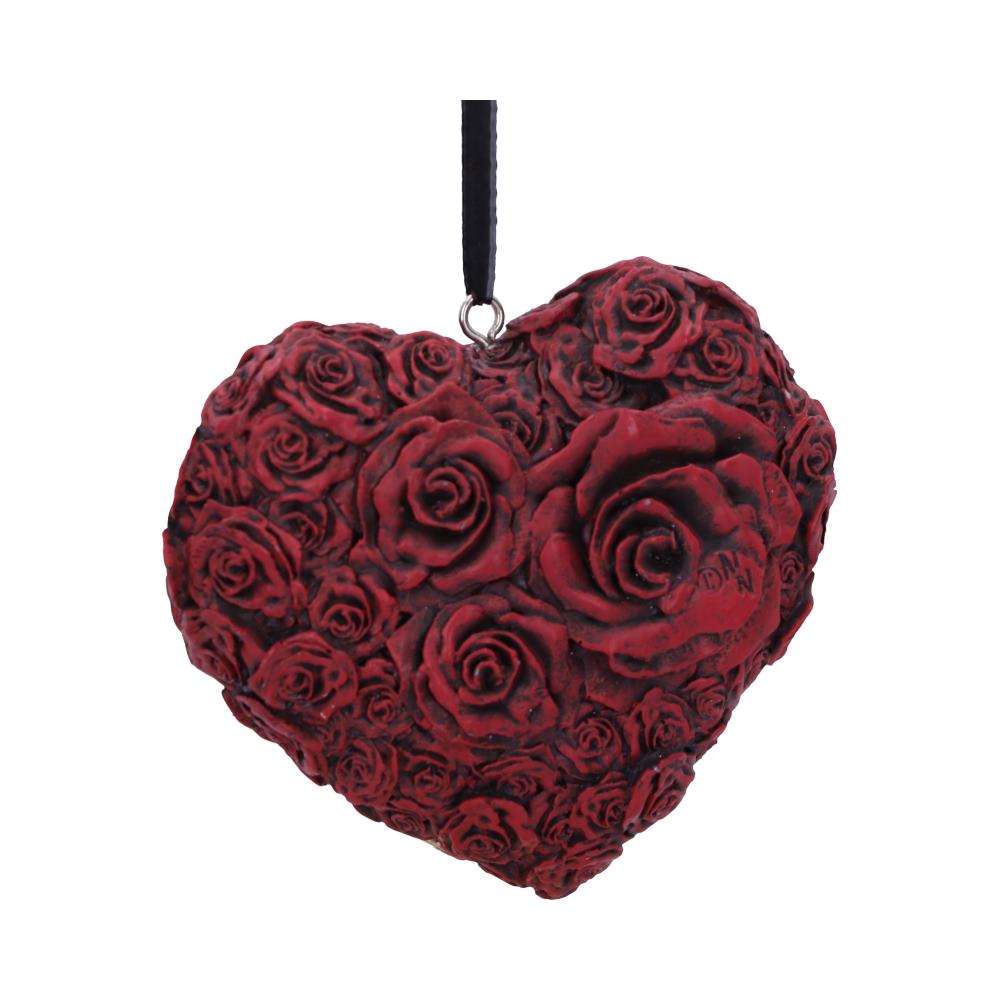 Love Skeleton Roses Hanging Ornament