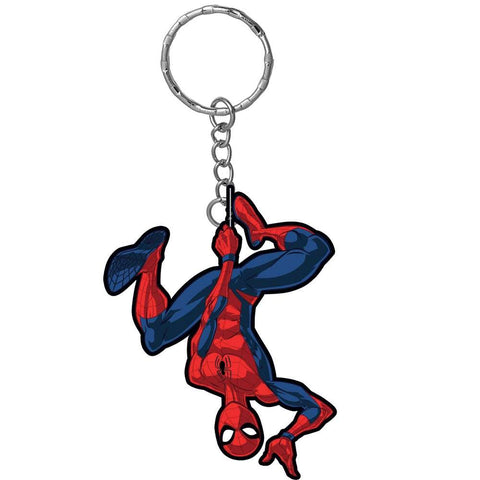 Marvel spider-man hanging soft keychain