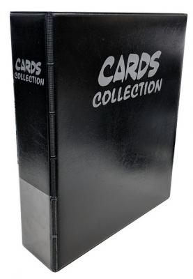 Album a 4 Anelli Cards Collection Nero Immagine principale del prodotto