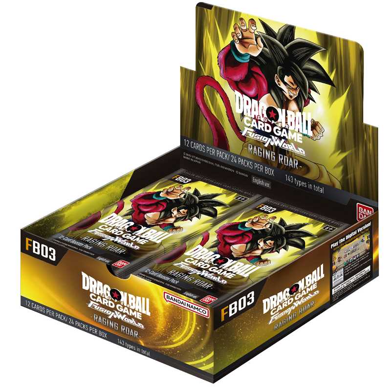 Dragon Ball Super Card Game Fusion World - Raging Roar - [FB-03] - Display da 24 Buste (ENG)