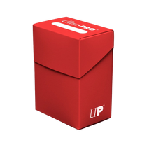 Deck Box in plastica Rosso 80+ Ultra PRO