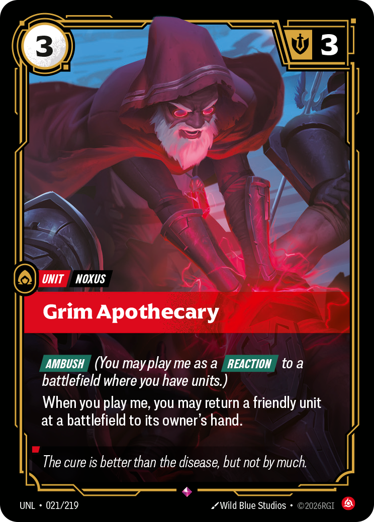 Grim Apothecary - Unleashed (Rare) [UNL-021] — Inglese Immagine principale del prodotto
