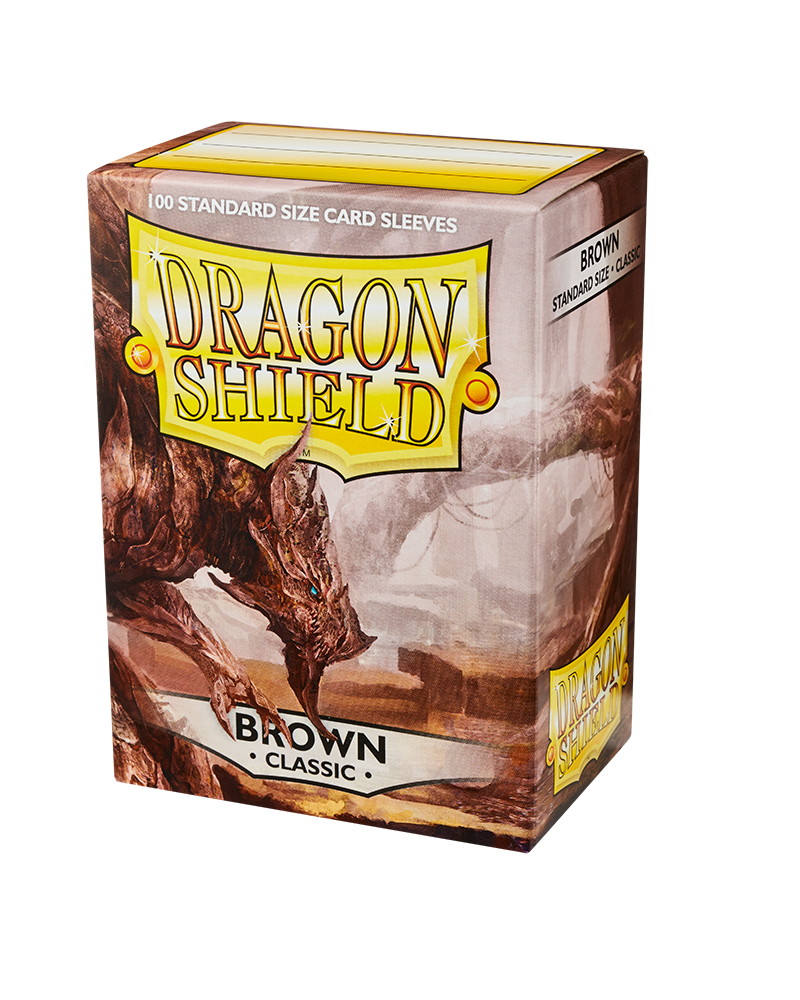 Bustine Protettive Dragon Shield - Brown - Classic Sleeves - Standard Size