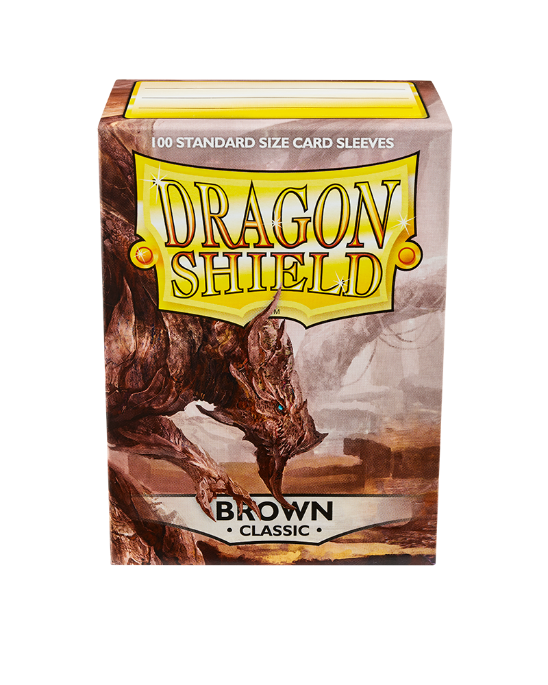 Bustine Protettive Dragon Shield - Brown - Classic Sleeves - Standard Size