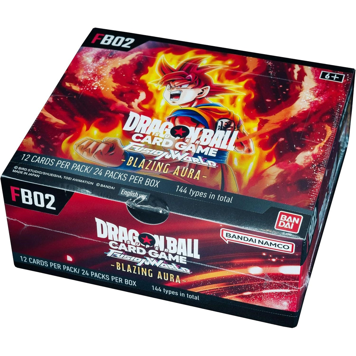 Dragon Ball Super Card Game Fusion World Blazing Aura FB02 Booster Box English Immagine principale del prodotto