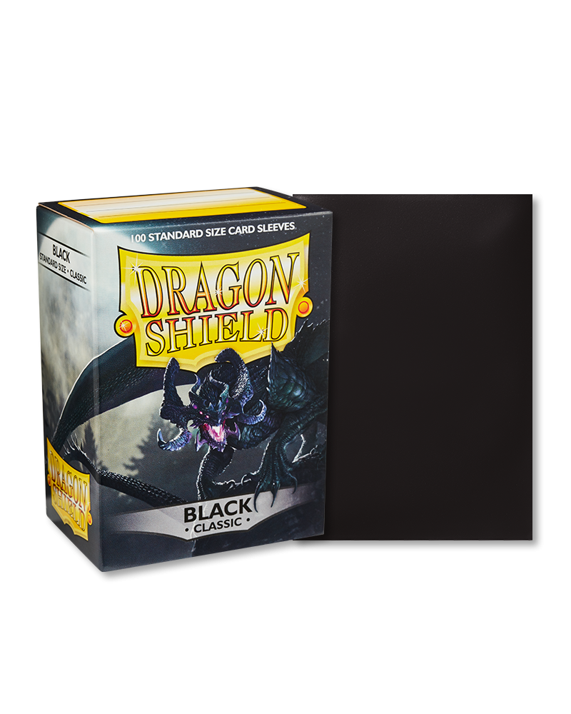 Bustine Protettive Dragon Shield - Black - Classic Sleeves - Standard Size