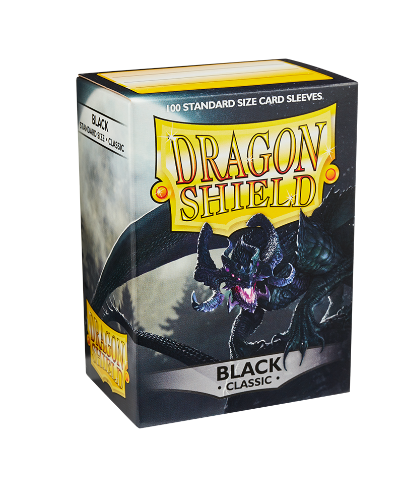 Bustine Protettive Dragon Shield - Black - Classic Sleeves - Standard Size