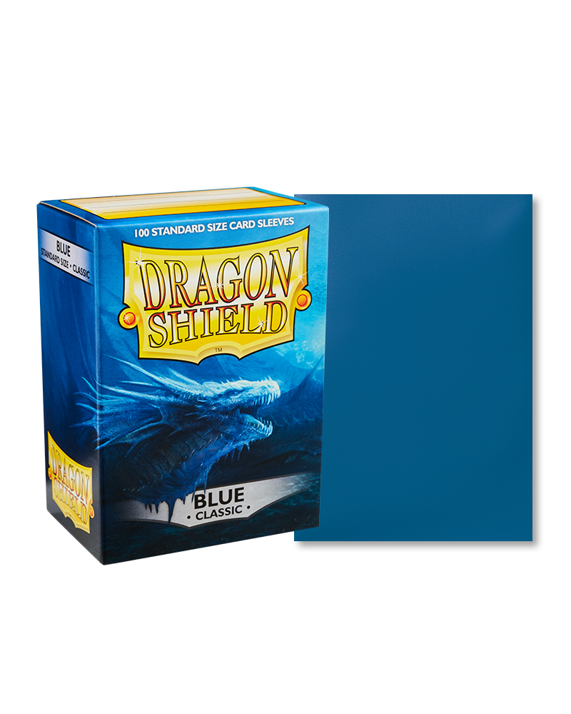 mint Bustine Protettive Dragon Shield - Blue - Classic Sleeves - Standard Size Immagine principale del prodotto