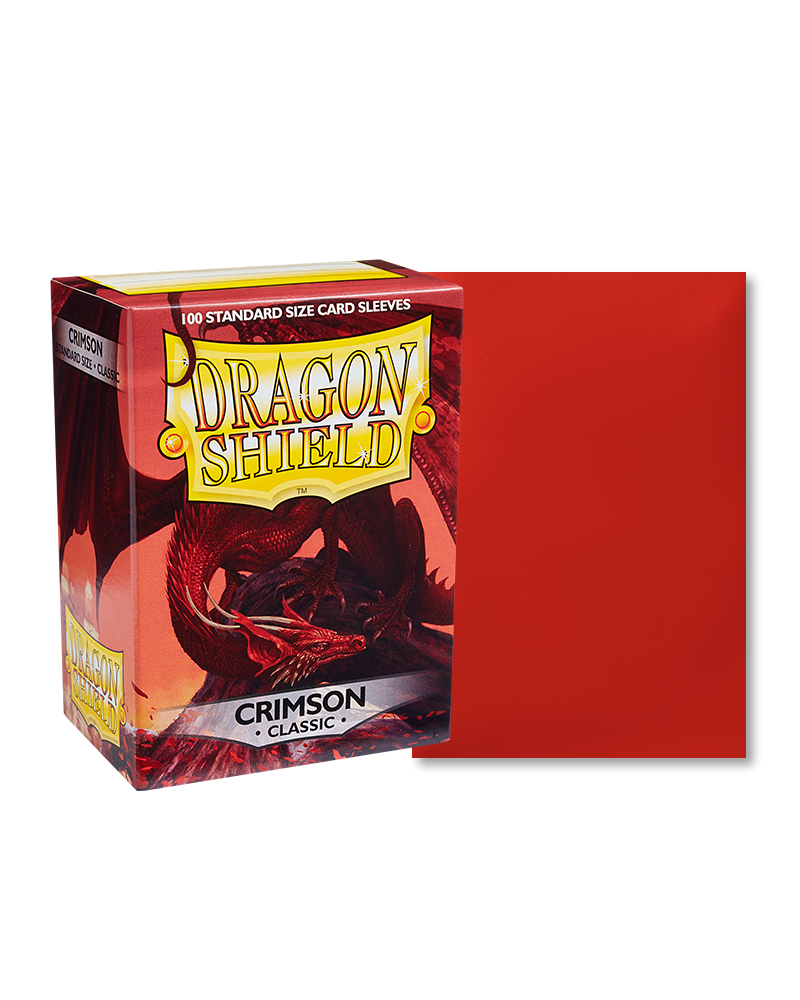 mint Bustine Protettive Dragon Shield - Crimson - Classic Sleeves - Standard Size Immagine principale del prodotto