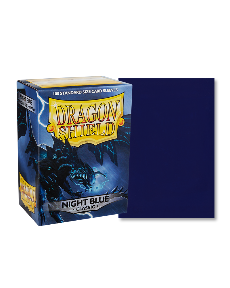 Bustine Protettive Dragon Shield - Night Blue - Classic Sleeves - Standard Size Immagine principale del prodotto