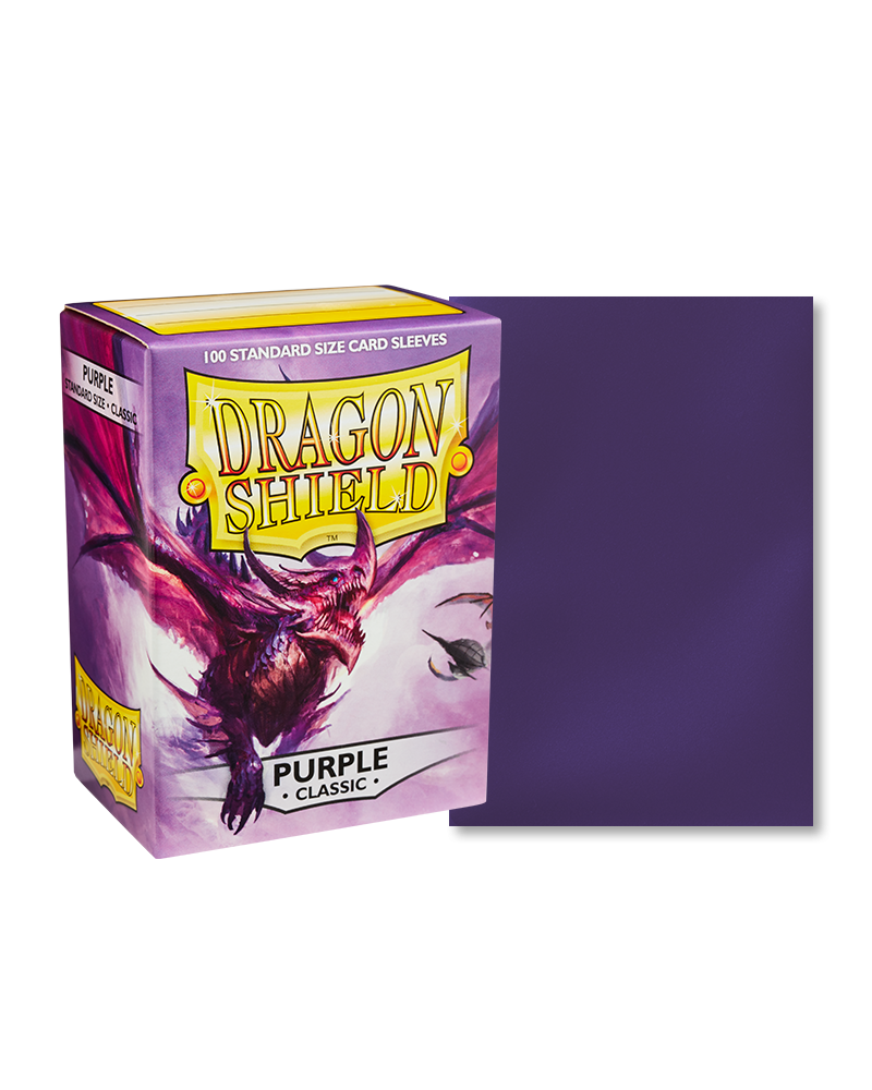 Bustine Protettive Dragon Shield - Purple - Classic Sleeves - Standard Size Immagine principale del prodotto