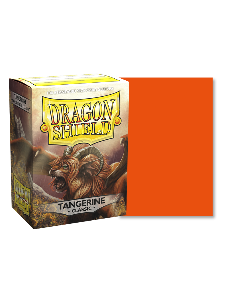 Bustine Protettive Dragon Shield - Tangerine - Classic Sleeves - Standard Size Immagine principale del prodotto